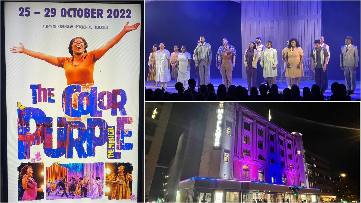 SarahO_Connell's tweet photo. I saw #ColorPurpleMusical at @Mayflower, based on the 1982 novel. Enduring devastatingly cruel and heartbreaking events, Celie perseveres to follow her dreams and heart. With powerful performances and vocals, this moving musical received a well-earned standing ovation! โ
โ
โ
โ
โ
https://t.co/FhJ6ox0RrQ