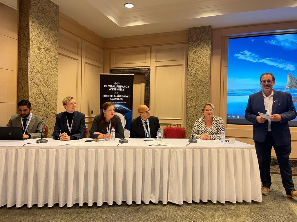 ILTechPolicy's tweet photo. Big success on yesterday's @futureofprivacy side event on: Leveraging Privacy Enhancing Technologies to find Balance in the Era of Rapid Technological Advancement, Part I: Regulatory Views on the Role and Effectiveness of PETs @GPA2022 Turkey! https://t.co/KYsbGCerB2
