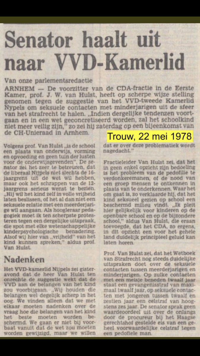 miepjev's tweet photo. @VVD wil seksuele contacten met minderjarigen uitvoerder van het rechtssysteem halen #EdNijpels #schoolkind #sex #misbruik #veiligheid #belangvanhetkind https://t.co/Gu2jSXCPb4