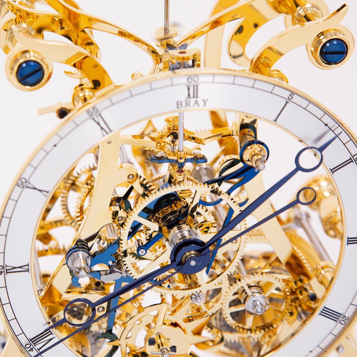 sinclair_uk's tweet photo. Close up of our Two Train Condliff Clock. Delicate hand blued steelwork really brings this time piece to life. The extra attention to this detail is really worth it. 🔥😍

#clockmakers #clockmakers #independentclockmakers 
@ahci_updates https://t.co/FKCwlg9Gg2
