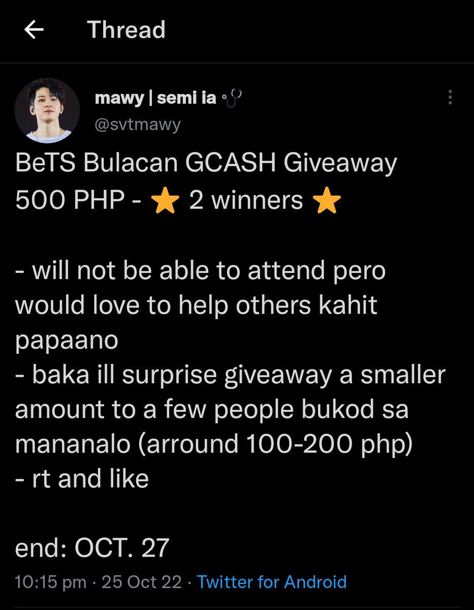khristincia's tweet photo. @svtmawy 🤞🏻 https://t.co/mtheA2ZoSK