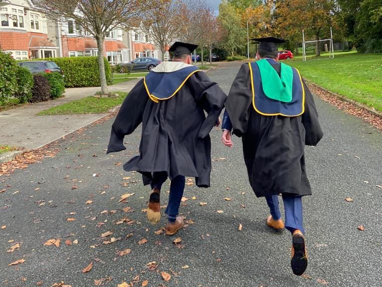 I’d like to think (believe 😱) that I’ve reached the pinnacle of my academic endeavours. Grateful thanks to <a href="/emergencytc/">Caroline McMullan</a> <a href="/gavindbrown/">Dr Gavin D. Brown</a> <a href="/BusinessDCU/">DCU Business School</a> <a href="/emergencymii/">Emergency Management Institute Ireland - EMII</a> and of course the MSEM Class of 2022