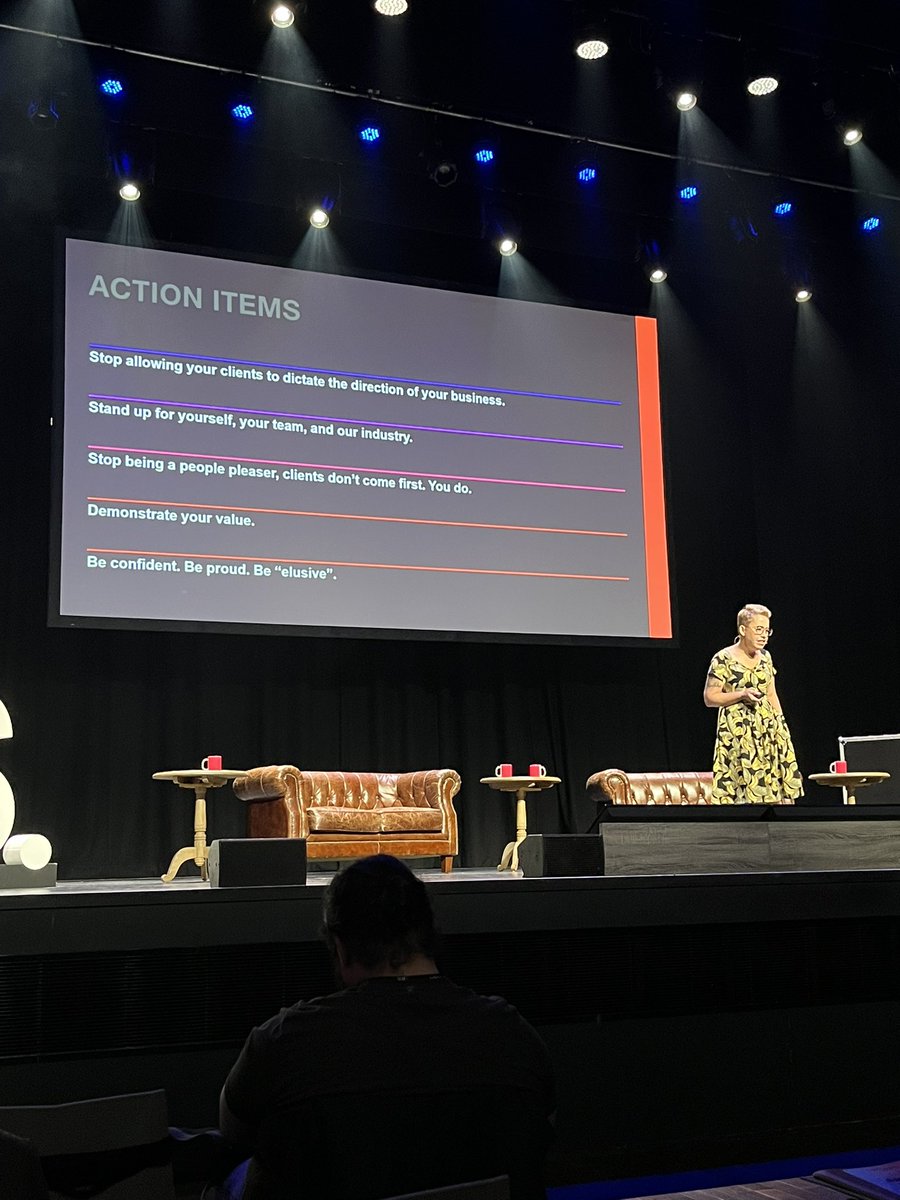 Marion Kammerer (@k_a_m_m_i_) on Twitter photo <a href="/EmilyRuthCohen/">Emily Cohen</a> encouraged all of us to advocate for the VALUE design can bring to businesses and not to allow other people to dictate who we are and what we do. “We’ve become a commodity not a value add”, let’s change that. #design #strategy <a href="/nobs_events/">NO/BS Conference</a> #nobs2022 <a href="/EmilyRuthCohen/">Emily Cohen</a> encouraged all of us to advocate for the VALUE design can bring to businesses and not to allow other people to dictate who we are and what we do. “We’ve become a commodity not a value add”, let’s change that. #design #strategy <a href="/nobs_events/">NO/BS Conference</a> #nobs2022