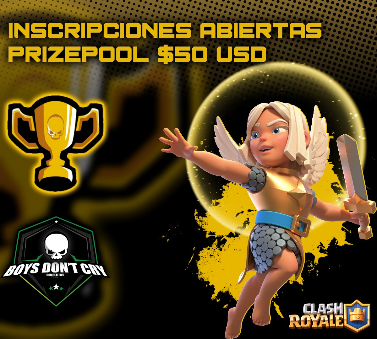 DON'T CRY LEAGUE (@dontcryleague) on Twitter photo Llegó la Don't Cry League💀
Con cupos limitados para 32 equipos.
Requisitos:
Dar RT🔃 Y MG❤️
Seguirnos
Seguir a
<a href="/cr1_javier/">JavierB:) 🇲🇽</a>
@BDCTEAMCR
Mencionar a 5 equipos
Pruebas al MD📩
Nos vemos en la arena⚔️ Llegó la Don't Cry League💀
Con cupos limitados para 32 equipos.
Requisitos:
Dar RT🔃 Y MG❤️
Seguirnos
Seguir a
<a href="/cr1_javier/">JavierB:) 🇲🇽</a>
@BDCTEAMCR
Mencionar a 5 equipos
Pruebas al MD📩
Nos vemos en la arena⚔️