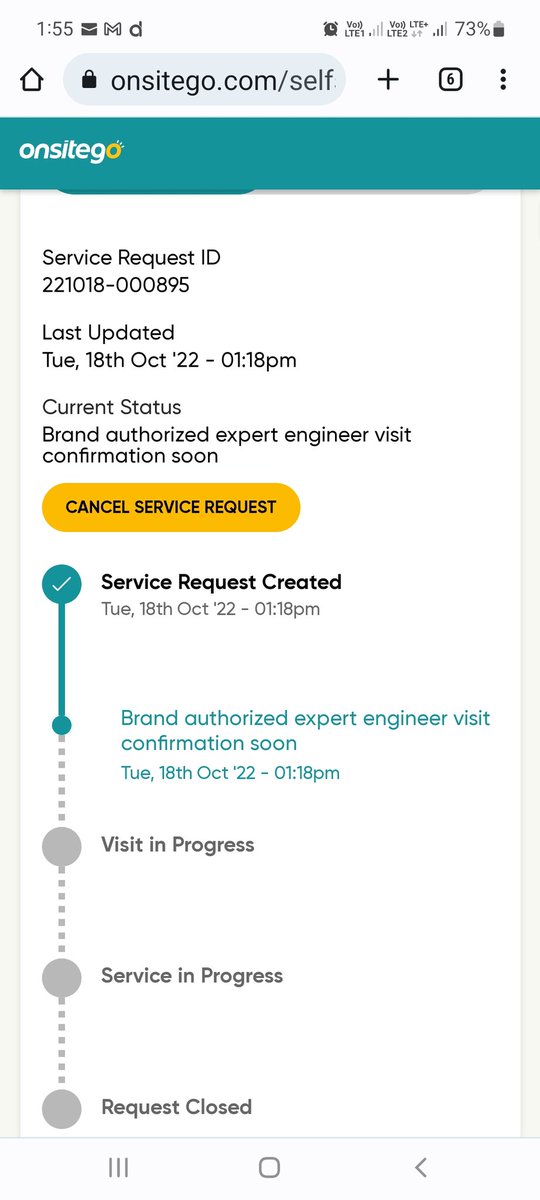 RaShoMo0905's tweet photo. Worst service from @cromaretail still pending my service request. Don't by any product from @cromaretail https://t.co/uB58lMltcK