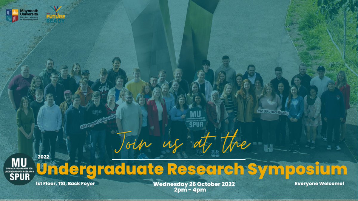 MU_Careers's tweet photo. We are very excited to celebrate our incredible SPUR students at the 2022 Undergraduate Research Symposium. Join us today at the 1st Floor of TSI (outside LT3) between 2pm-4pm to show your support!
#MUResearchWeek https://t.co/7J3ujjJu5f