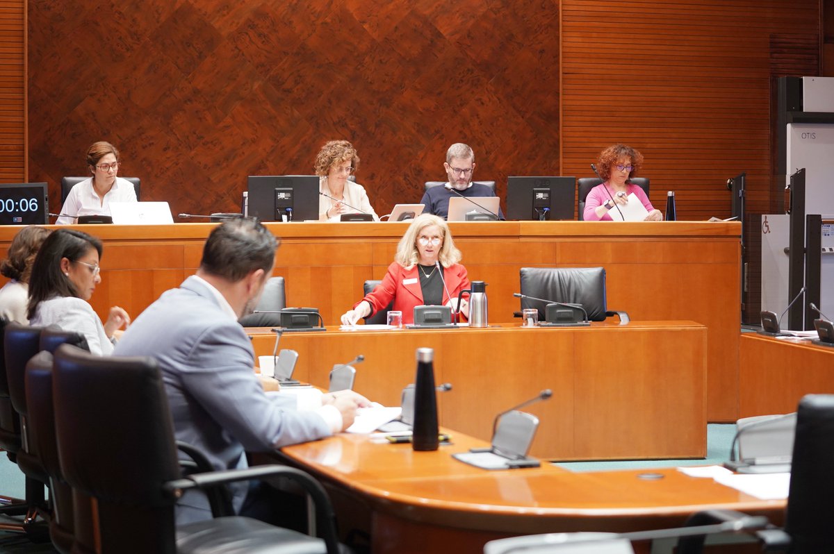 cortes_aragon's tweet photo. María Pilar Huerta, presidenta de @REDMADREAragon, subraya que "el proyecto de ley retrocede con respecto a la ley vigente", y pide que "el apartado de políticas públicas de apoyo a la maternidad se traslade a la nueva norma de forma más concreta".

🗣#AudienciasLegislativas https://t.co/lSXfbQYFrA