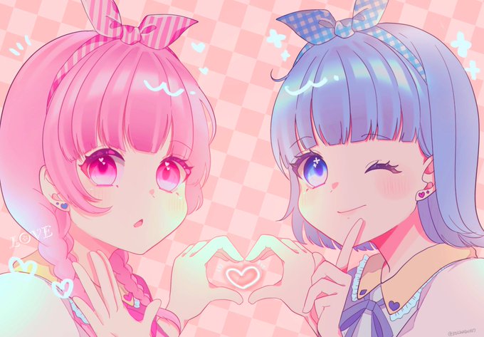 フリーペア画のtwitterイラスト検索結果