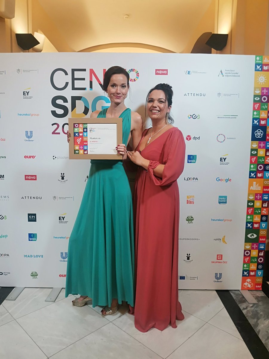 AndreaB_origin's tweet photo. Yes! Ceny SDGs 2022👉
1🏆násilí na ženách: Úřad Vlády ČR
2🏆nevidomí
3🏆nějaká: Rodičovská není brzda, když nechcete💪 a M.arter 💣💥

🏆 pro udržitelné projekty, jejich dopad a naplňování Cílů udržitelného rozvoje od OSN💪

#sdgs #impact #oceneni @Asociace_CSR @Marter19203211 https://t.co/Fv8kxudT9P