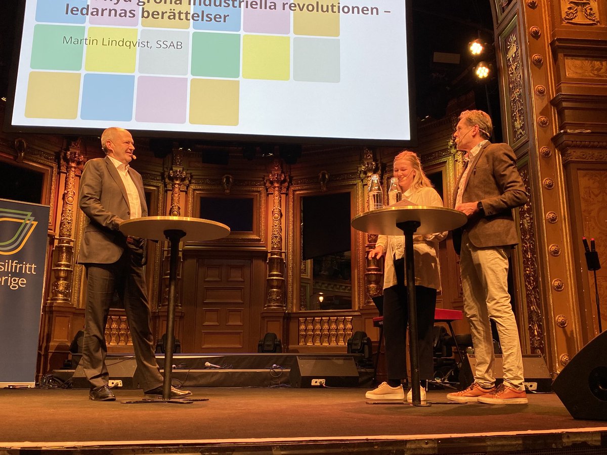 ”Det är kundefterfrågan som kommer driva omställningen” Martin Lindqvist ⁦<a href="/SSAB_AB/">SSAB</a>⁩ på ⁦<a href="/FossilfrittSE/">Fossilfritt Sverige</a>⁩ konferens