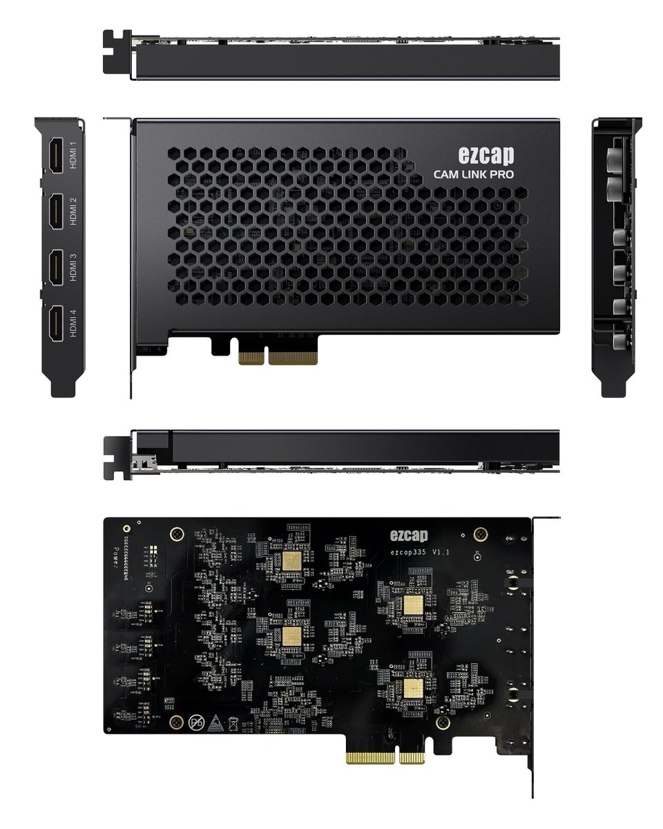 _ForwardVideo's tweet photo. ezcap335 CAM LINK PRO 4 independent HDMI Input and Output PCI-E Video Capture Easy to Professional Video Streaming.
Contact Weeny Xiong:sales04@ezcap.com
#video #streaming #ezcap335 #ezcap https://t.co/M9iHhf3rO6