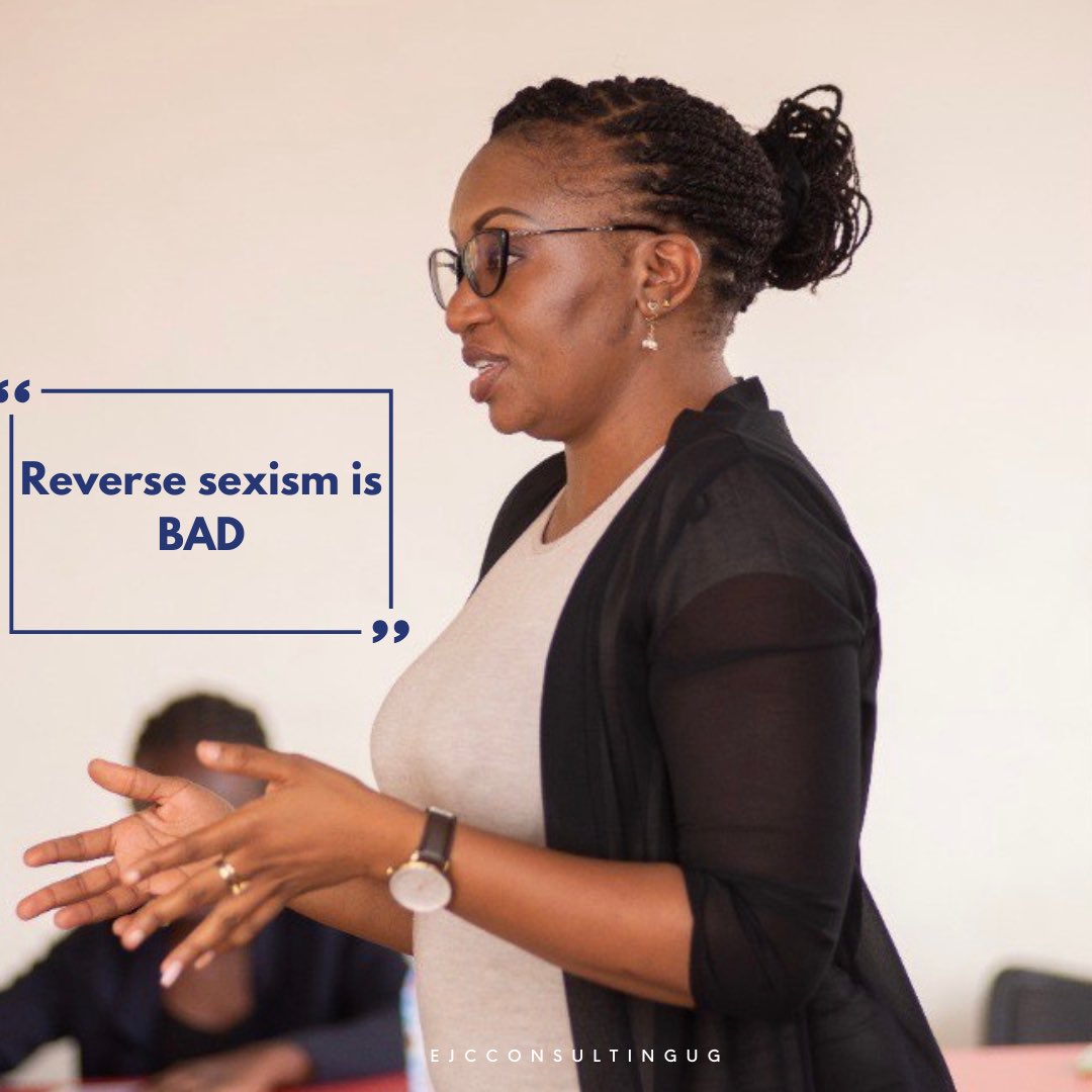 ConsultingEjc's tweet photo. Treat everyone equally. That is the true meaning of gender equality in the workplace. Your constructive criticism is also a learning opportunity for them.
#ejcconsultingug #Uganda #kampala #genderequality #Feminism https://t.co/YWulqLFtVI