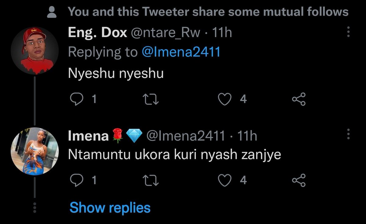 KUVAMUBIRERE's tweet photo. Girls ari amanyonyo na nyash nihe mwubaha !? https://t.co/wMHKXBL07n