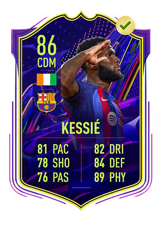 Fifa23Newz's tweet photo. 🚨OTW Kessie Owners, +2 is coming your way✅🔥

Lewandowski as well✅🔥

FULL TRACKER: https://t.co/r3pvQ0tm2D
#FIFA23 #fifaleaks #FUT23 #fut https://t.co/cDP7zHLQEp