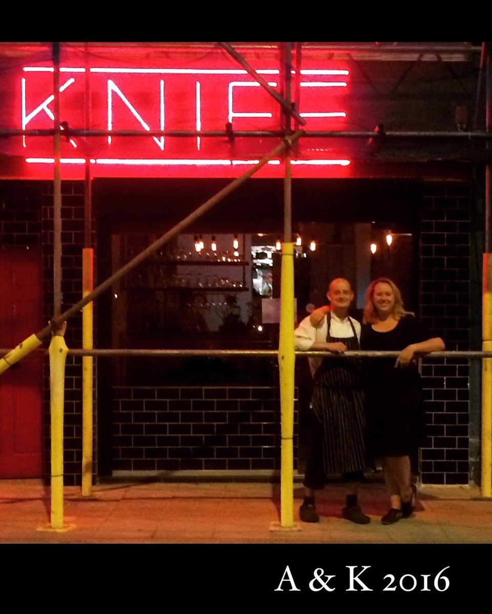 KnifeLondon's tweet photo. Thank you to all our guests &amp; neighbours who got us to this milestone. May there be many more to come 🎉
Lots of love,
Andrew &amp; Kelsey Bradford

#kniferestaurant #clapham #steakhouse #londoneats #londonfoodies #londondining #cheflife #loveclapham #londonrestaurants #6thbirthday https://t.co/Jmo8C2xKxE