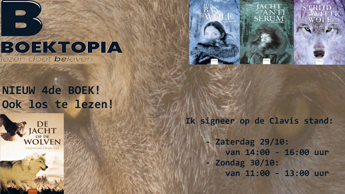 Dit weekend vind je me op #Boektopia #signeren