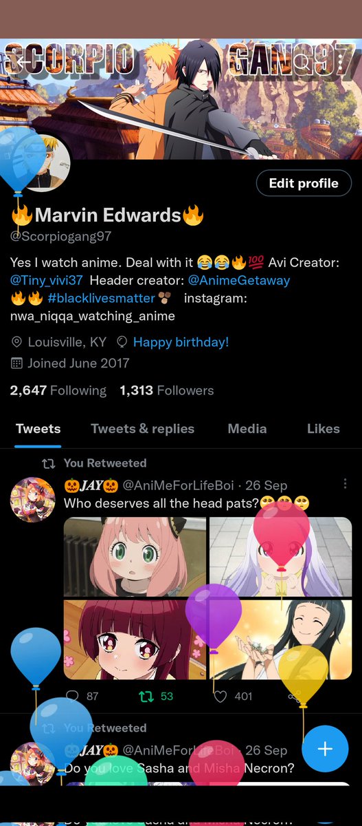 Oh shit. Balloons 🎉