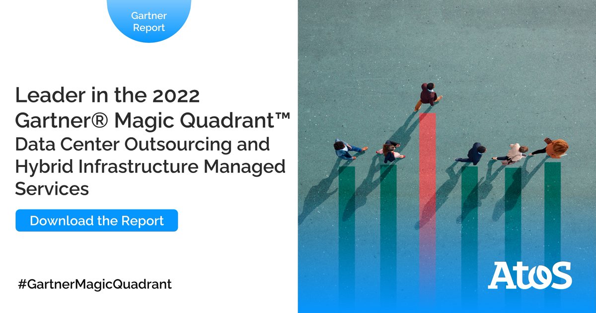 🏆 We’ve been positioned as a Leader by #GartnerMagicQuadrant for the second year in a row! A recognition of our completeness of vision and ability to execute. Download the report 👉 atos.net/en/lp/leader-i…

#DataCenterOutsourcing #CloudSolutions #ManagedServices #DataCentre