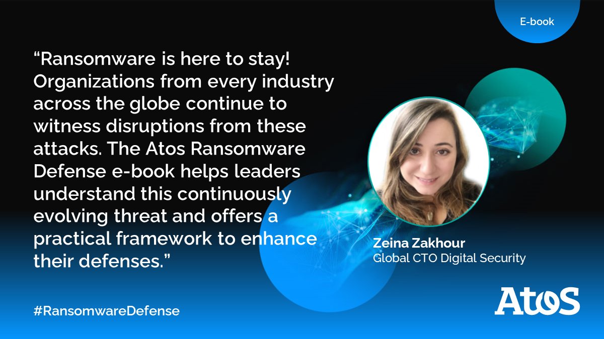 [#AtosCyberSecMonth] Why ransomware is the threat you must focus on today?
How ransomware evolved over the years to become today’s most significant threat? Discover in the ransomware e-book how to build your #ransomware defenses
Click now ➡️ atos.net/en/lp/ransomwa…
#CyberSecurity