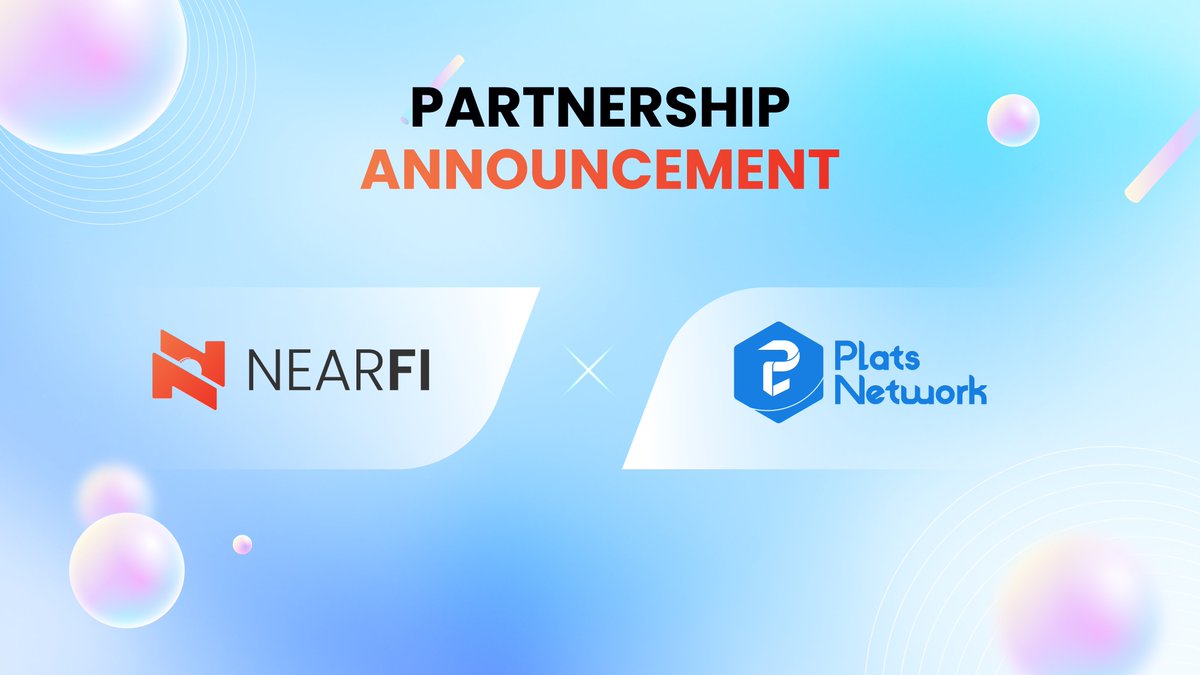 NearFi_Wallet's tweet photo. 🔥PARTNERSHIP ANNOUNCEMENT: NearFi Wallet x @plats_network 

📣We are happy to announce that we have become a partner with Plats Network

🤝We believe that with the support of Plats Network, we will be able to fulfill our common vision and ambitions 🔥

#NearFi #PlatsNetwork https://t.co/pqeKUtLNTT
