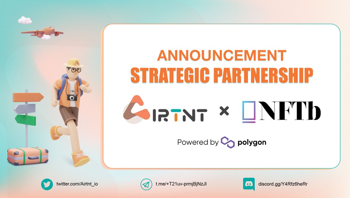 AIRTNTOFFICIAL's tweet photo. ✈️ AirTnT x NFTb Partnership Announce ✈️

AirTnT와 NFTb가 공식적으로 파트너십을 체결

NFTb는 대형 VC의 지원으로 
바이낸스 스마트 체인에서 선별된 NFT마켓플레이스 입니다.
더욱멀리 , 더욱 성장하고 앞서나가는 
AirTnT팀이 되겠습니다
.
.

#AirTnT #NFTb #런치패드 #IDO #바이낸스 #T2E https://t.co/K2rkqcxlb8