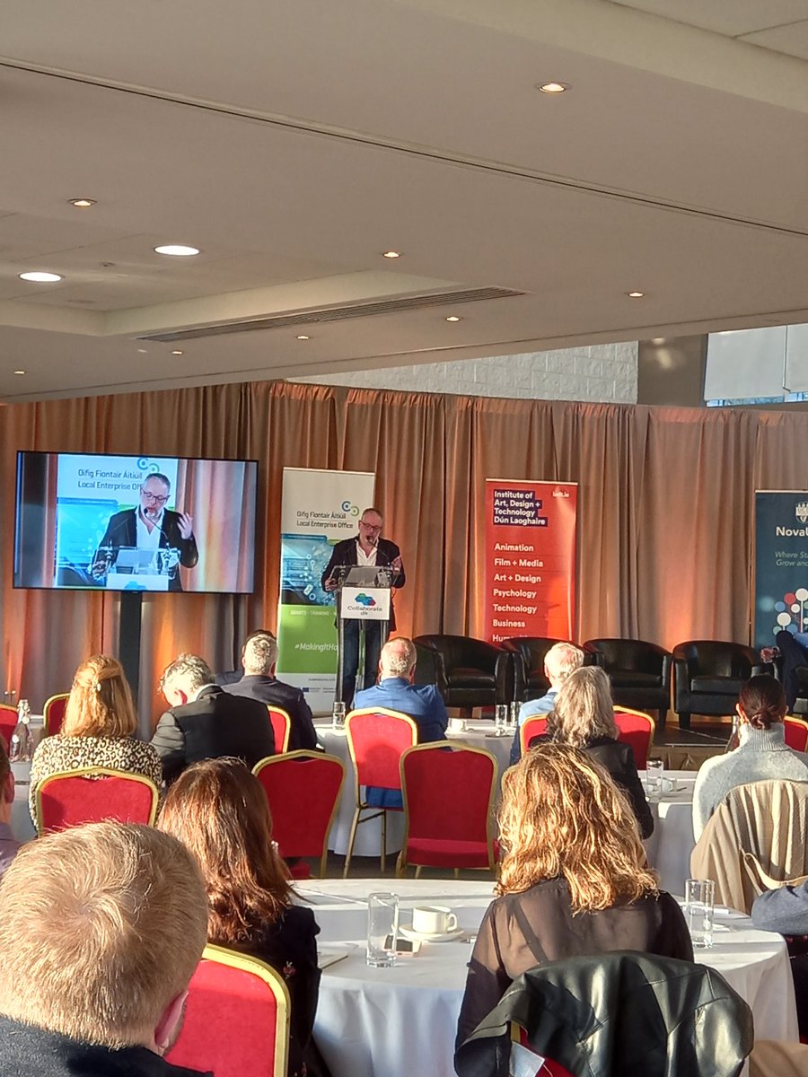 leo_dlr's tweet photo. "Building a business is about building relationships and trust" @ThinScale CEO @thinscaleMD talking about the help he received on his business journey.
@EI_NewFrontiers @MediaCubeIADT @NovaUCD @TheAgileExec @ProcessAdvisor
#CollaborateDLR #MakingItHappen #BusinessSupports https://t.co/5TokHBYK0i