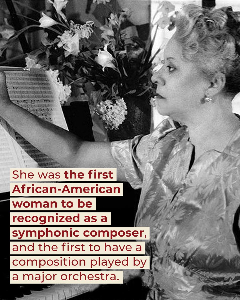 This year, on Donne’s report EQUALITY & DIVERSITY in Global Repertoire 2021/2022, the most played woman was #FlorencePrice, a black American classical composer, pianist, organist, and music teacher. ❤ donne-uk.org/research-new/ #Donne #Womeninmusic #MusicIndustry #DonneReport2022