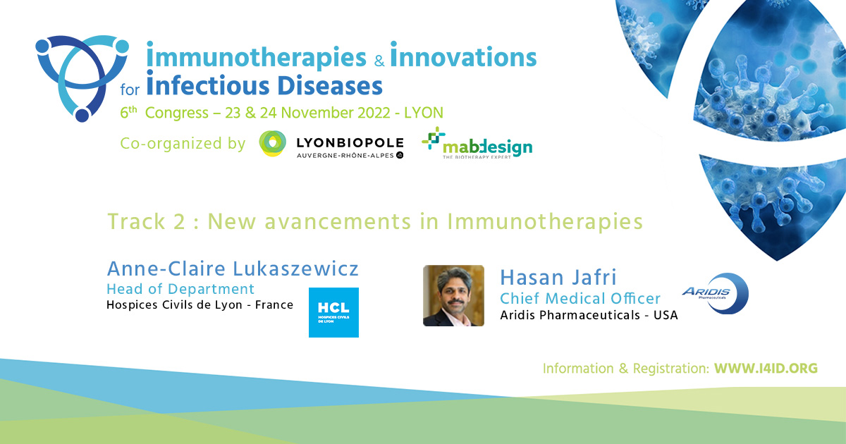 MabDesign (@mabdesign_fr) on Twitter photo #I4ID2022 Anne-Claire Lukaszewicz from <a href="/CHUdeLyon/">HCL - Hospices Civils de Lyon</a> and Hasan Jafri from <a href="/Aridis_Pharma/">Aridis Pharmaceuticals</a> will talk about "New advancements in Immunotherapies" at the I4ID Congress.
🗓 23 & 24 November 2022
📍 ENS, Lyon
➡ lnkd.in/et5X_Qi" #I4ID2022 Anne-Claire Lukaszewicz from <a href="/CHUdeLyon/">HCL - Hospices Civils de Lyon</a> and Hasan Jafri from <a href="/Aridis_Pharma/">Aridis Pharmaceuticals</a> will talk about "New advancements in Immunotherapies" at the I4ID Congress.
🗓 23 & 24 November 2022
📍 ENS, Lyon
➡ lnkd.in/et5X_Qi"