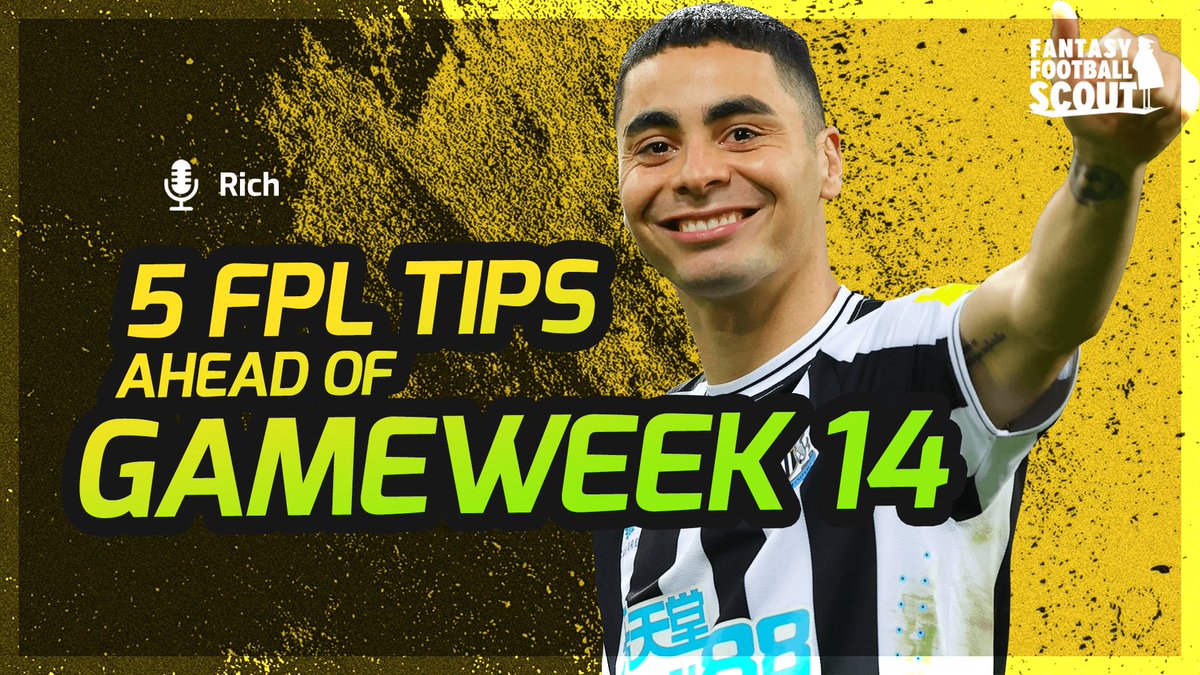 🆕 NEW VIDEO 🆕 🧐 Which Arsenal assets? 🟥 The Suspension Tightrope 🦅 What to do with Zaha? ⚖️ Time to buy Almiron? ⭐️ GW14 Captaincy 📺 youtu.be/3yDjf4x-6WY 🎙️ @FlapjackFpl with his FPL GW14 Tips #FFScout | #FPL