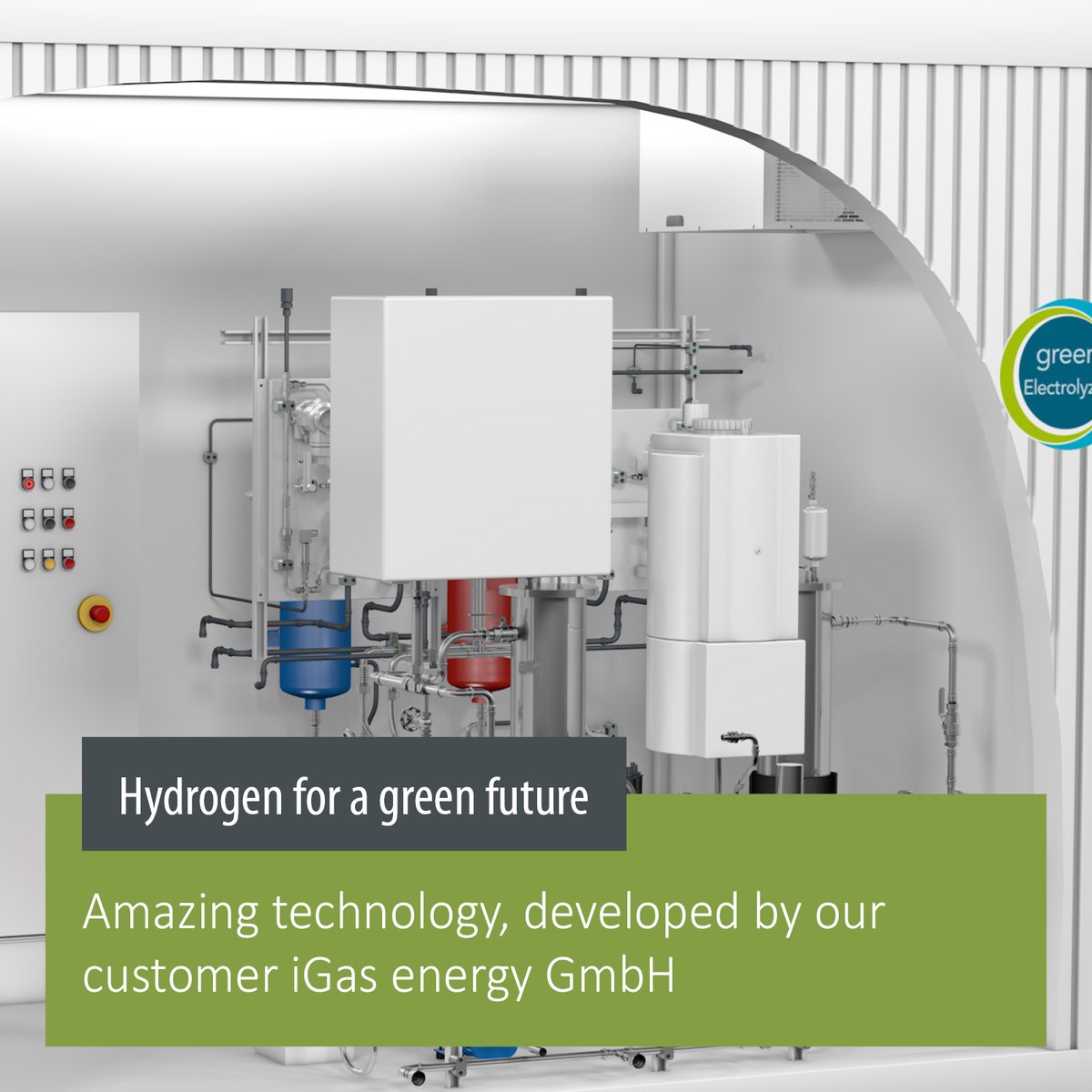 CAD_PlantDesign's tweet image. #GreenHydrogen: iGas energy develops and manufactures innovative PEM electrolysis plants that convert renewable energies into hydrogen. Our #Smap3D solution is used for process engineering and 3D design of the pipelines within the plants. Read the story: bit.ly/3seYuO0