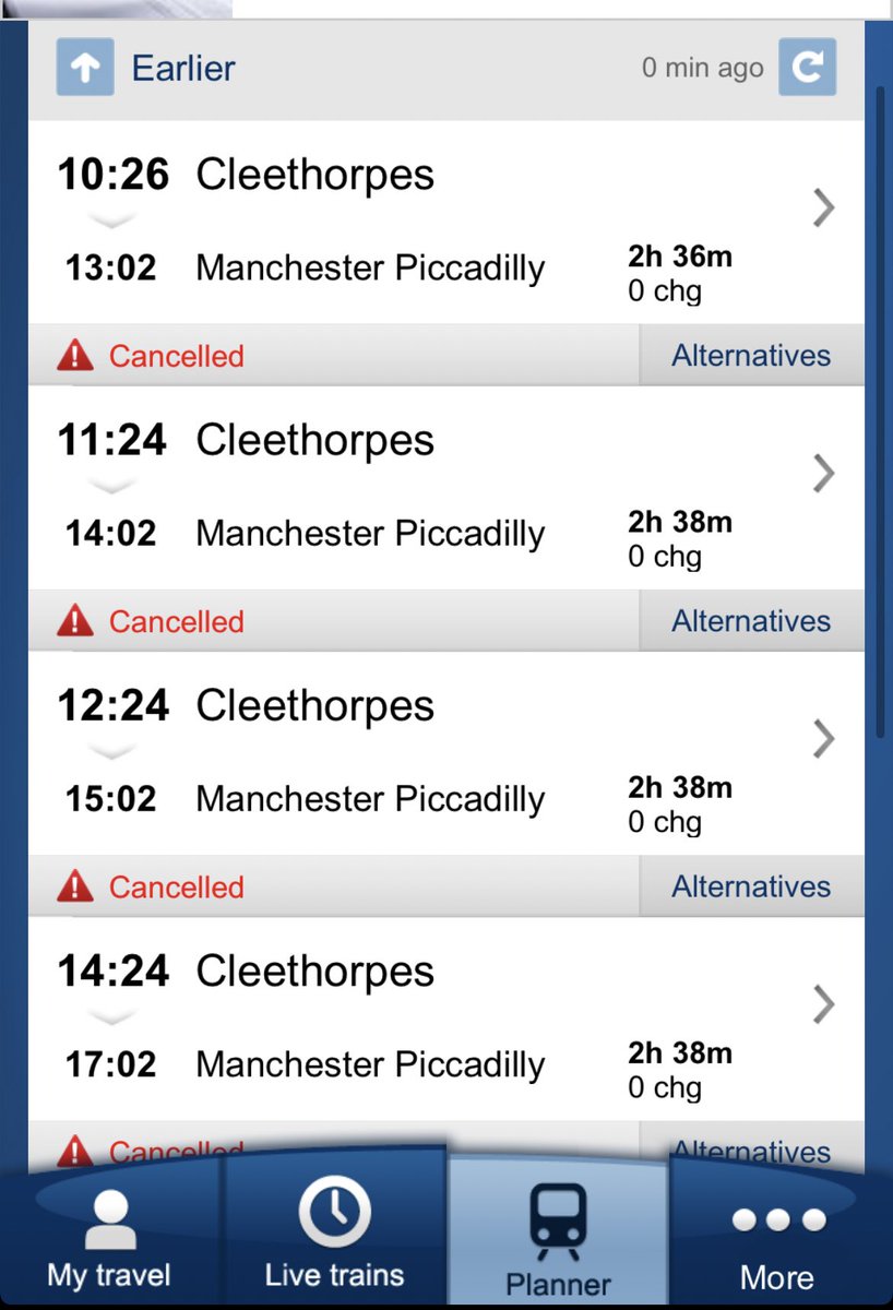 Another sixty Trans Pennine Express services cancelled today.

Thousands of journeys disrupted.

This is a service in meltdown.

The new Transport Secretary must act - today.
