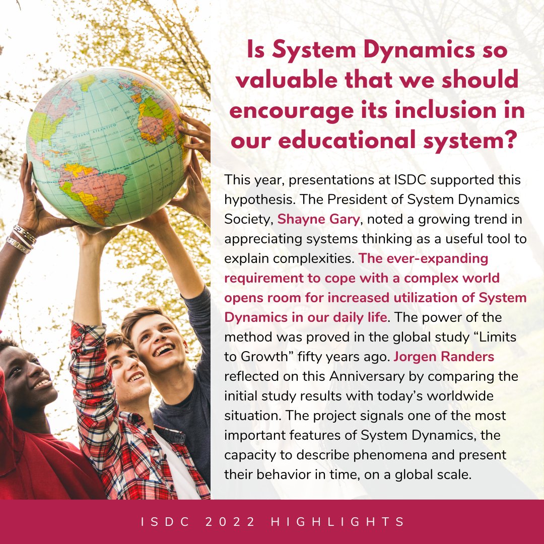 System Dynamics Society tweet media