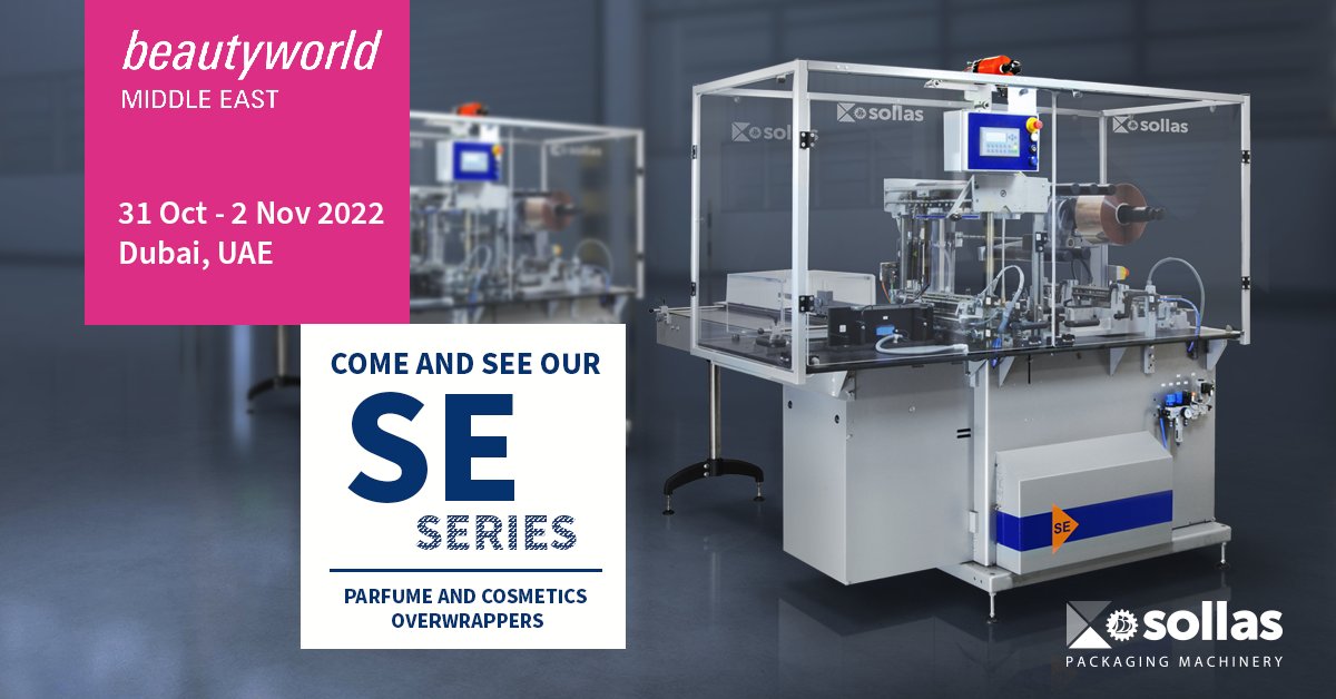 Come and see us at Beautyworld ME 2022!
World Trade Center Dubai 31 Oct - 2 Nov
Booth 1C25

We will show our high quality perfume and cosmetics overwrapper for a small investment.

#parfume #cosmetics #overwrapper #packaging #beautyworldME