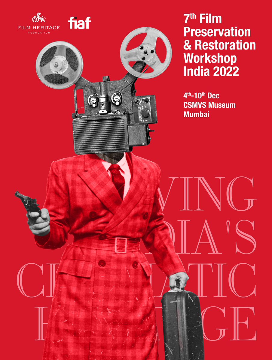 T 4450 - Delighted to share that applications are open for @FHF_Official ‘s @fiaf1938 ‘s Film Preservation & Restoration Workshop India 2022 from Dec 4 – 10, 2022 in Mumbai. Apply now: filmheritagefoundation.co.in/wp-content/upl… @shividungarpur @design_stack