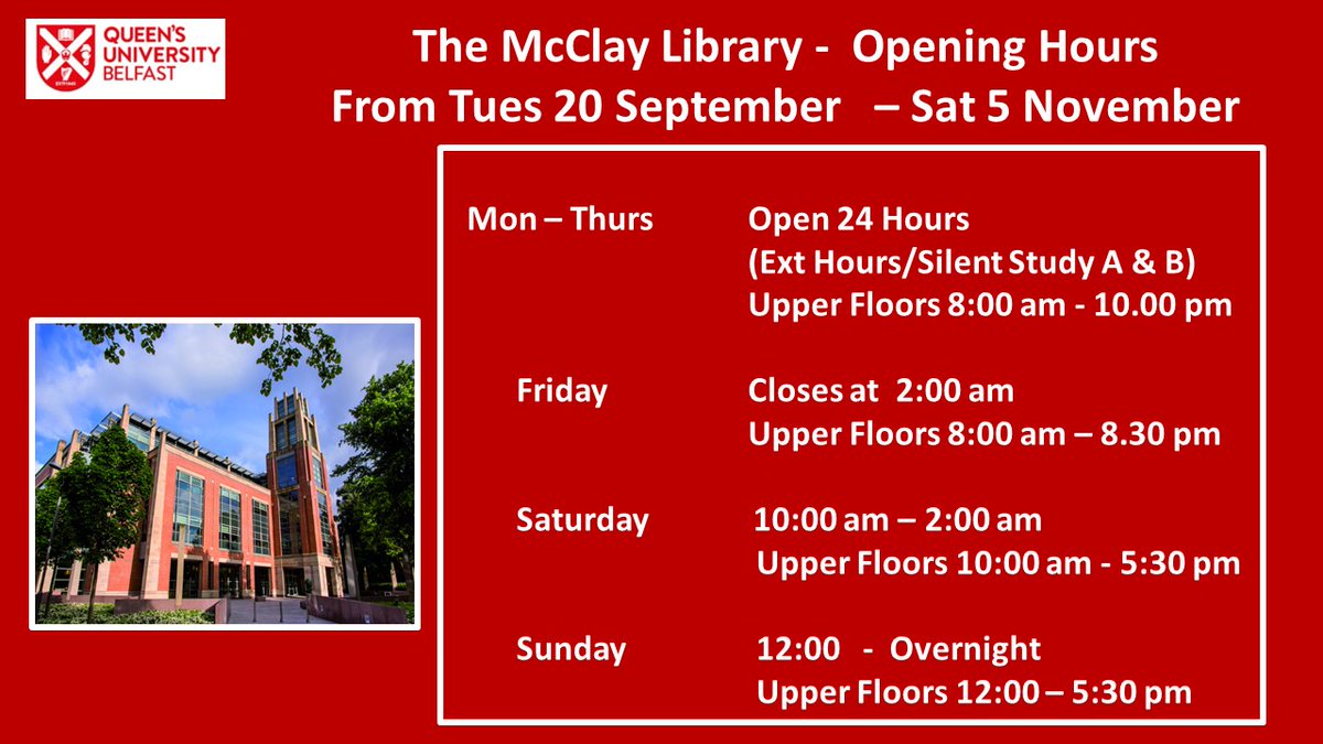 Queen’s University Belfast Library on Twitter "Here are our