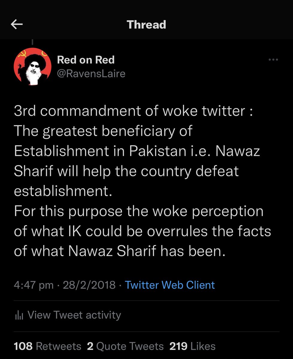 Always … What we assume Imran Khan and his supporters will be somehow negates the murderous and thuggish behaviour Nawaz family has exhibited for decades