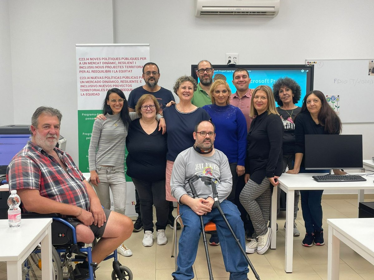 Ayer concluyo la primera parte Programa de soporte a colectivos vulnerables: personas desempleadas con diversidad funcional (CID 346) enmarcada  en el "Plan de Recuperación, Transformación y Resiliencia-Financiado por la UE-NEXT GENERATION.