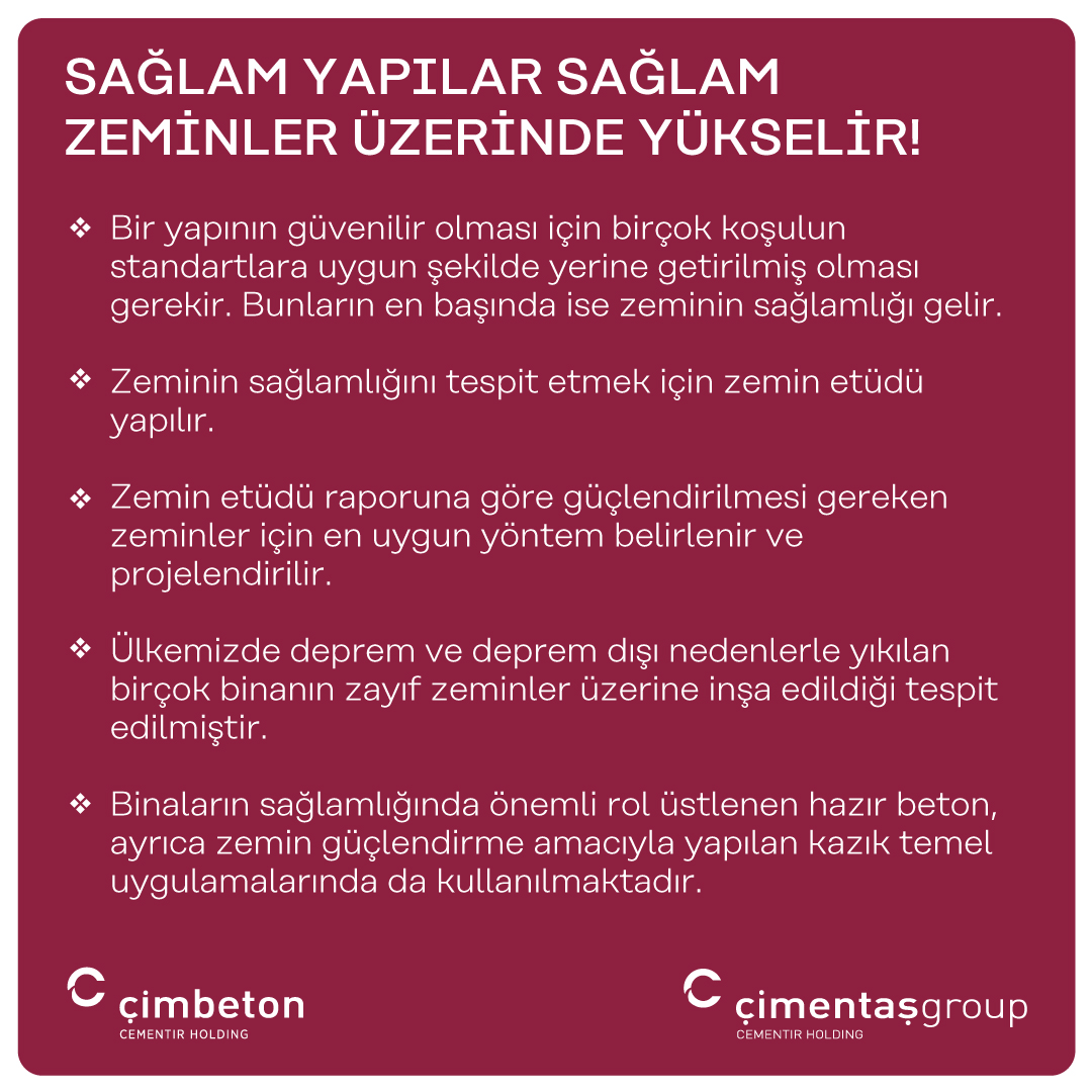 cimentastr's tweet photo. Sülfata dayanıklı ve çevreye duyarlı yapısıyla geoteknik uygulamalarınızı kolayla��tıran GEOÇİM™️, Çimbeton mühendisleri tarafından özel olarak tasarlandı.
 
#Çimbeton #ÇimentaşGroup #SülfataDayanıklıBeton #GEOÇİM https://t.co/CUvTXZ7wCC