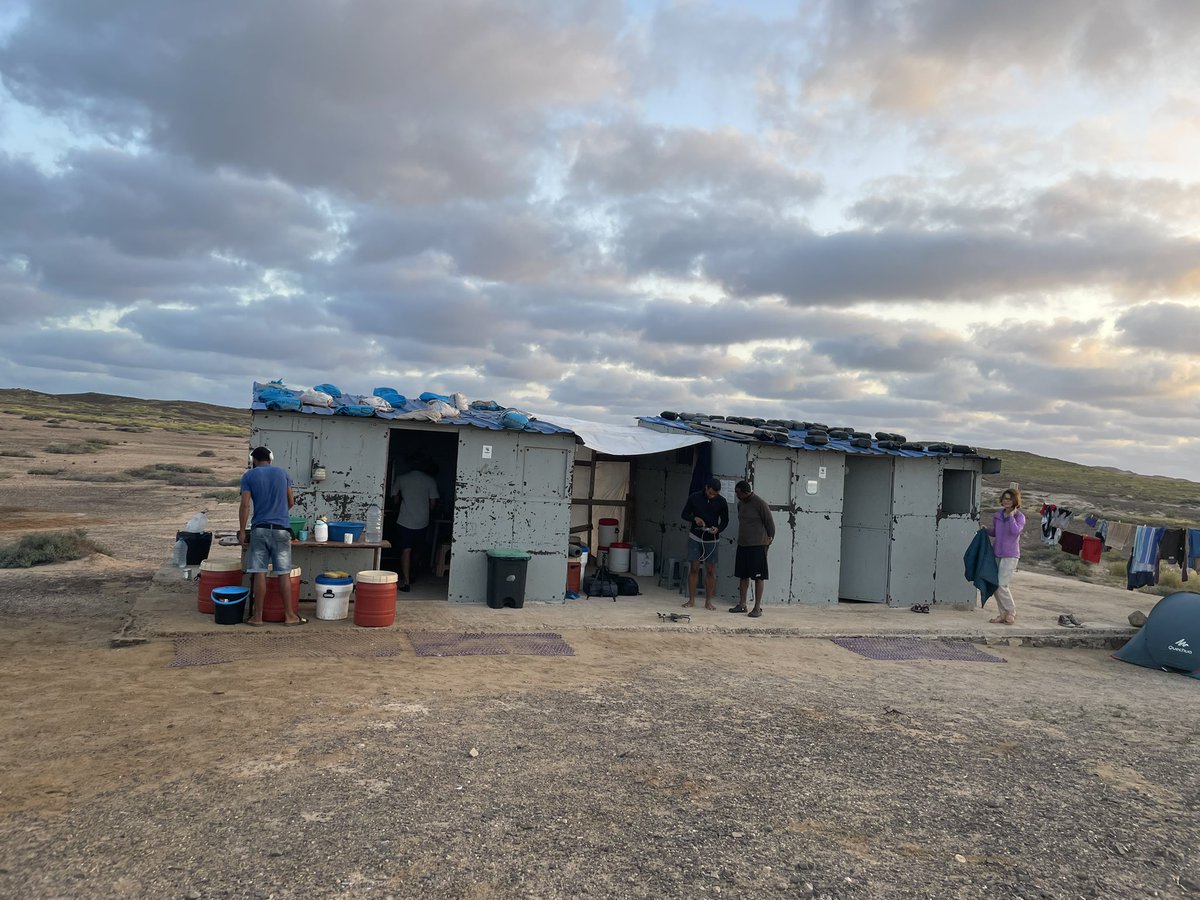 Over the past 48 hours, the #OceanLeaders went off-grid to visit the Santa Luzia, Branco &amp; Raso islets marine protected area 🌊
 
We learnt about the programmes working to protect the several endemic lark species and were treated to some beautiful sunsets and sunrises over camp!