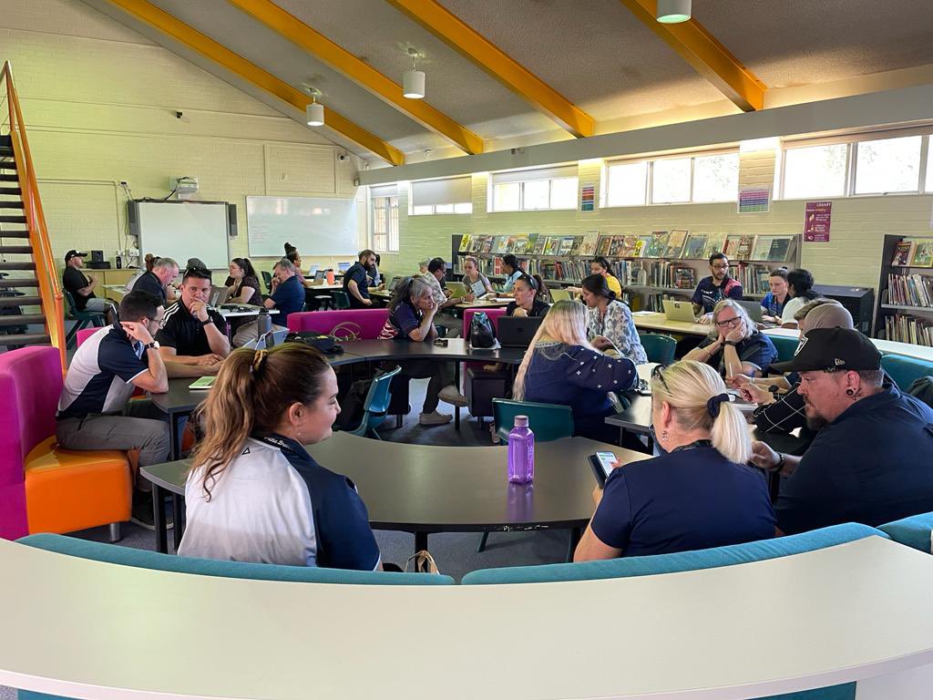 MsRatusau's tweet photo. Curiosity and Powerful Learning continues to underpin our teaching and learning with our Staff engaged in planning for their Term 4 instructional TRIADS @PBordado @KrishnaP34 @_iEndo @JamesMeehanHS https://t.co/didb16hP7j