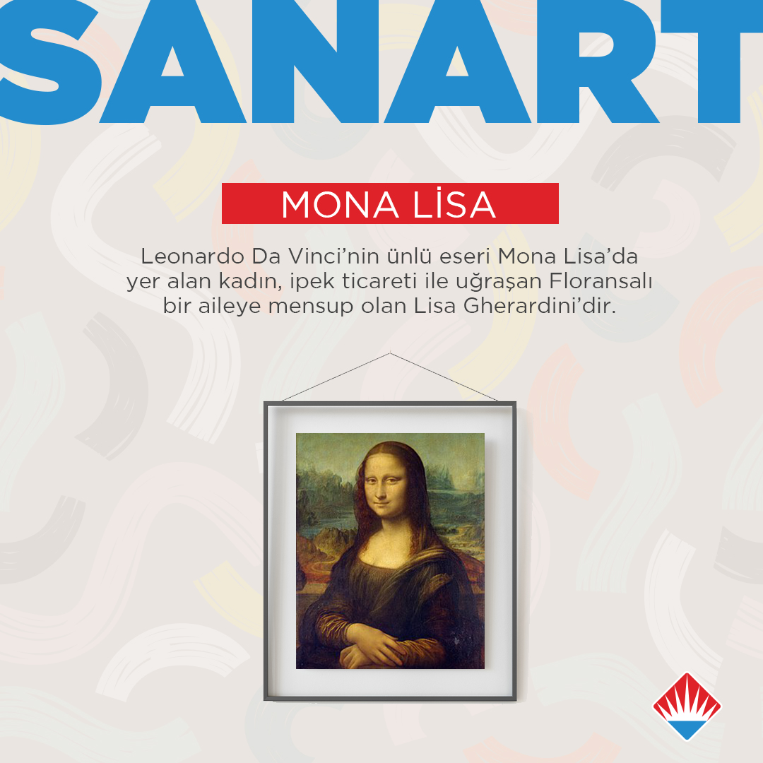 Sanart🎨

Leonardo Da Vinci’nin ünlü eseri Mona Lisa aslında kim?🤔

#bahcesehirkoleji