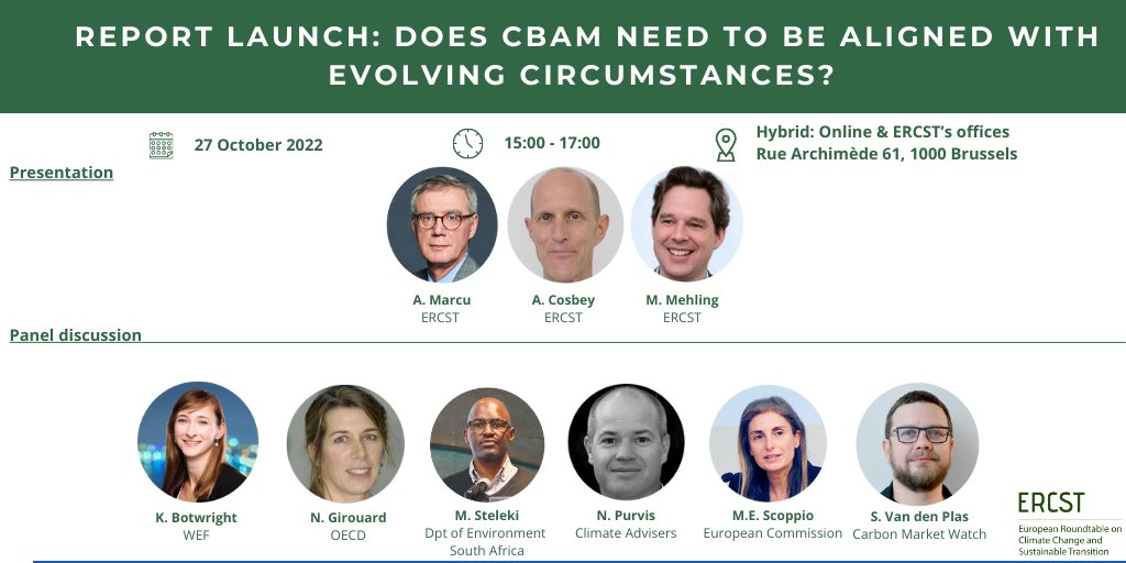 🗓 Tomorrow, on the 27th, we are launching our fourth report on CBAM: 'Aligning the Design with Evolving Circumstances'. Join us and our panelists for an interesting discussion! ➡️ Register here: lnkd.in/evhgxi4K