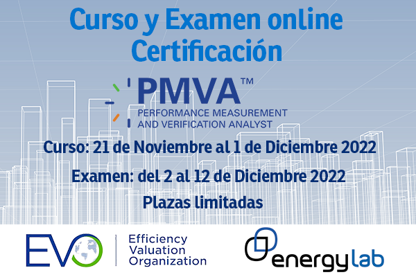 CT_EnergyLab's tweet photo. 📣📣Nuevas Fechas para Curso y Examen #online de la nueva Certificación #PMVA basada en el Protocolo Internacional de Medición y Verificación del Desempeño (IPMVP®) de @EVO_IPMVP
📌Curso: 21/11 al 1/12
📌Examen: 2 al 12 Diciembre
📌Inscripciones 👉https://t.co/ZnyMDENCdQ #IPMVP https://t.co/En7xgQZKSo