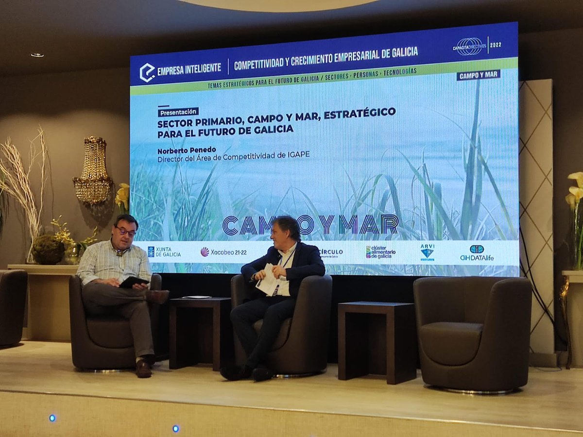 DATAlife_DIH's tweet image. Arranca la jornada &quot;Campo y mar, el sector primario en una nueva realidad. Oportunidades para Galicia&quot;🌿💧

Galicia camina hacia la transformación del modelo clásico de la actividad primaria hacia otros basados en las tecnologías más avanzadas.

Conoceremos cómo está ocurriendo✅