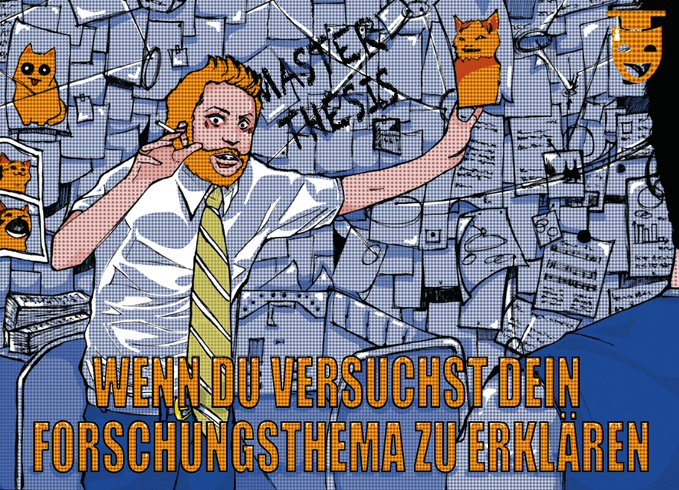 HEUTE 18.15 Uhr: zweiter Vortrag aus der Reihe "Humor in der #WissKom". 
Diesmal mit Tija Uhlig (<a href="/prinzwilli89/">@tantetija.bsky.social | @TanteTija@chaos.social</a>): "Von Clowns, Körperflüssigkeiten und Performance: Theoriebildung als kreativer Prozess"

Es wird interaktiv und glitschig!

Weitere Infos hier: bitly.ws/vysf