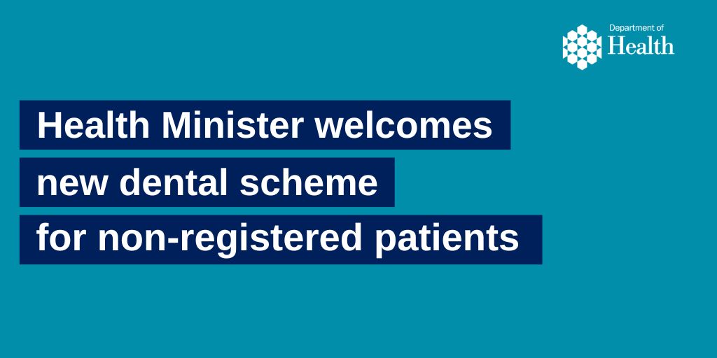 Health Minister has welcomed a new dental access scheme which will aim to relieve emergency and urgent dental conditions for up to 1200 patients. This will include patients not currently registered with a dentist, asylum seekers and refugees. 👉health-ni.gov.uk/news/dental-ac…