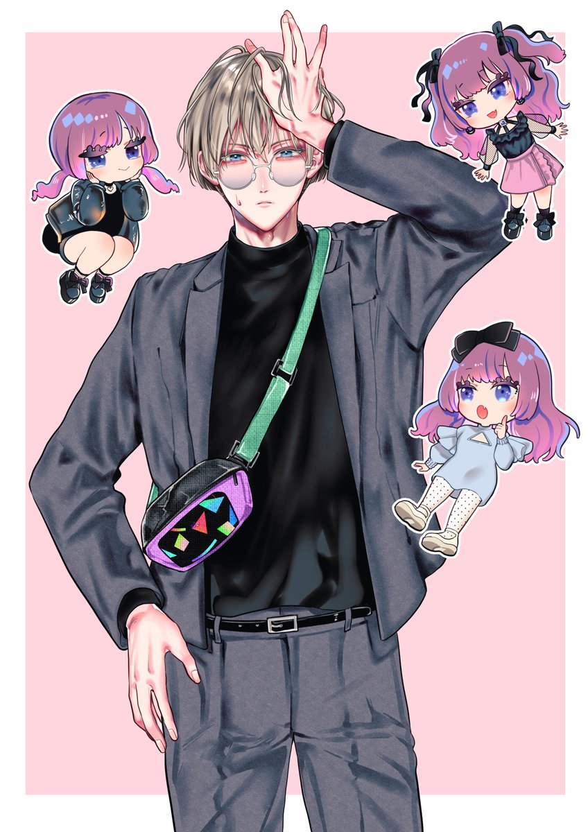 「自信家サキュバスと勃ちの悪い男」単行本の裏表紙イラストです。
担当さんのアイディアで真行と小さいメリ達を描かせていただきました!単行本実物はデザイナーさんが可愛く配置してくださってるので、ぜひ見てみて下さい(ᐡ •͈ ·̫ •͈ ᐡ) 