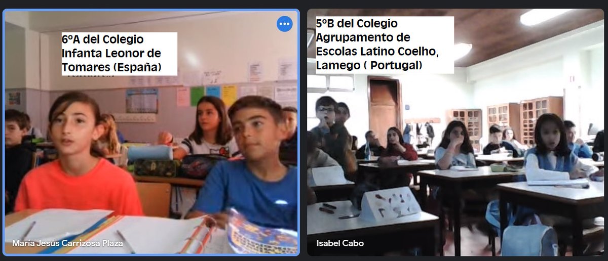 Erasmus + Movilidad de alumnado y videoconferencia España Portugal. blogsaverroes.juntadeandalucia.es/coleinfanta/no…