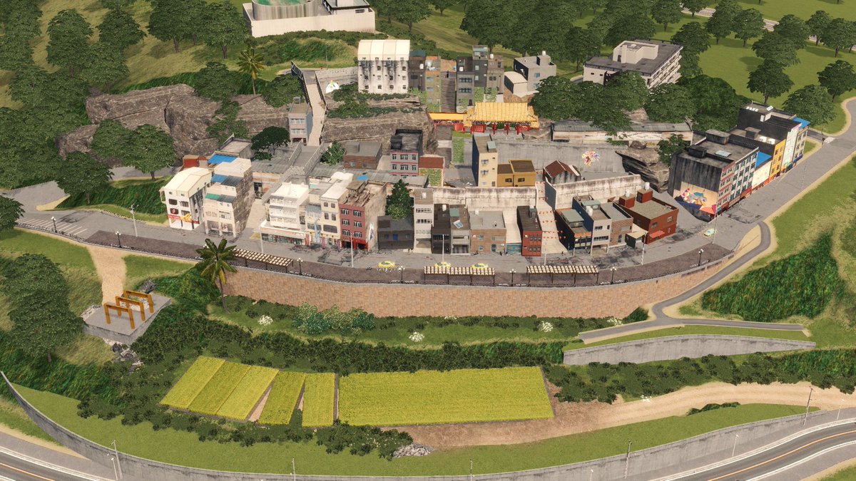 TimelapseVideo1's tweet photo. Art village in Taichen 🎨
#CitiesSkylines #Taipei https://t.co/K29tAw5Ww3