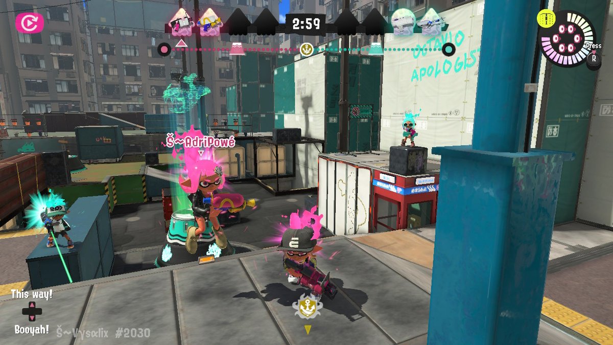 #Splatoon3 #NintendoSwitch

We won our first game of the Splatoon Baguette Ligue 4 - 3 againts Ink Souls Maria !